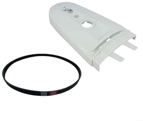 Sandyseptember Kit de courroie d'entraînement de rechange et de protection de couvercle compatible avec les scies à tronçonner Stihl TS420 et TS500 Design nervuré Construction en métal durable 4238