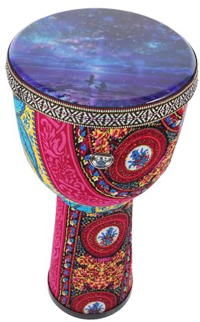Djembe Trommel 8 Zoll Tragbar für Erwachsene und Kinder | Pvc, Leicht und Sicher, Feine Verarbeitung, Musikinstrument für Anfänger