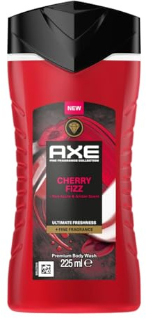 6-pack - AXE duschgel - Cherry Fizz + Red Apple & Amber Scent - 225 ml