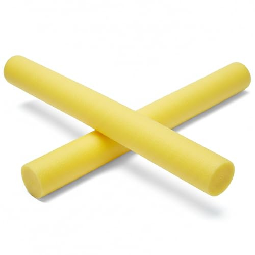 Paquete de 2 Fideos para Piscina Fideos de natación de Alta flotabilidad para Adultos y niños flotadores de Espuma de 60 Pulgadas para Entrenamiento en Piscina y Juegos acuáticos Amarillo