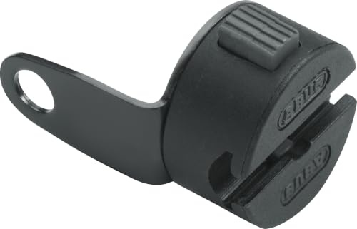 ABUS Halter QuickSnap - Fahrradschloss Halterung für den sicheren Transport von Kabelschlössern, Schwarz