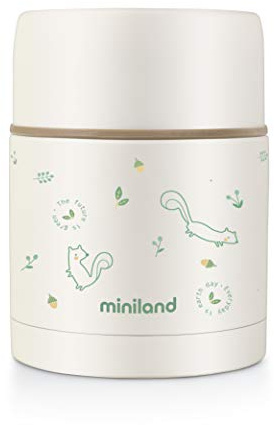 Miniland 89347 Nature Food Thermos Chip, beige