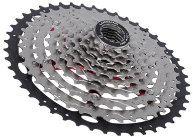 LANXUANR 10 velocità Mountain Bicicletta Cassette Fit per MTB Bike, Bicicletta Strada, Super Leggero (11-46T)