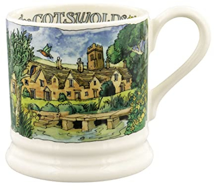 Emma Bridgewater Large Mug 1/2 Pint, Ceramic Coffee Mug Large - Stoneware Mug, Cappuccino, Latte, Coffee, Tea Cup - Beautiful Mugs, Birthday Gift - Coffee Mug Cotswolds