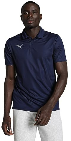 PUMA Herren Teamliga Sideline Polo Shirt, Dunkel Blau, XL