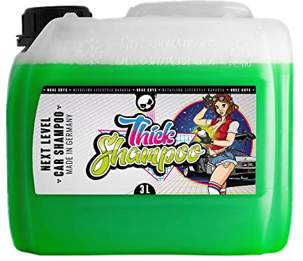 Nuke Guys Thick Shampoo, 3 Liter Konzentrat - sehr dickflüssiges, hochschäumendes Autoshampoo mit extremer Reinigungskraft - entfernt hartnäckige Verschmutzungen - pur auch für Schaumlanze geeignet