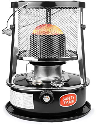 Tragbare Kerosinheizung, 4,5 l Kerosinbrenner, multifunktionaler mobiler Heizofen, Nicht elektrischer Notfall, höhenverstellbar, für Indoor-Outdoor-Camping