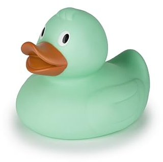 Isabelle Laurier - Jouet de Bain pour bébé et Enfant - 100% étanche - Canard de Bain Enfant XXL - Vert Menthe