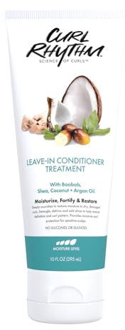 Curl Rhythm Leave-in Conditioner Treatment – Leave-in Conditioner für Curly Hair – Haarpflege mit Shea, Coconut, und Arganöl – 295 ml