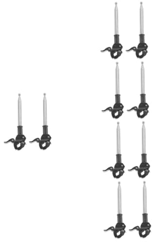 SOLUSTRE 10pcs Telescopic Bike Flagpole Mount Car Handlebar Bracket Bike Accessories for Men