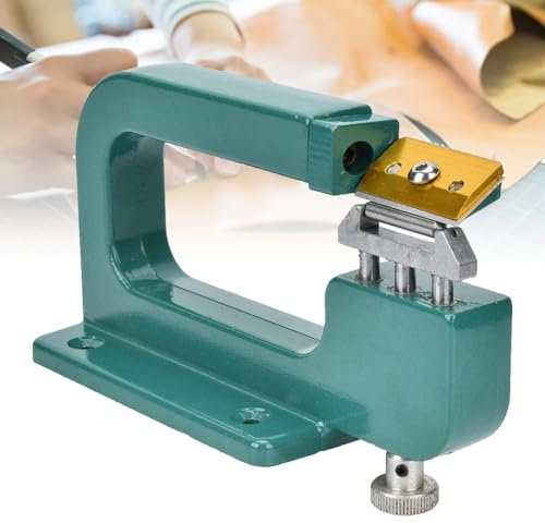 Máquina de Corte de Cuero Manual, afilador de Bordes para artesanía de Cuero, reparación de astillas, máquina divisora ​​de Cuero, Herramienta de Bricolaje, máquina cortadora de cinturón de Tiras