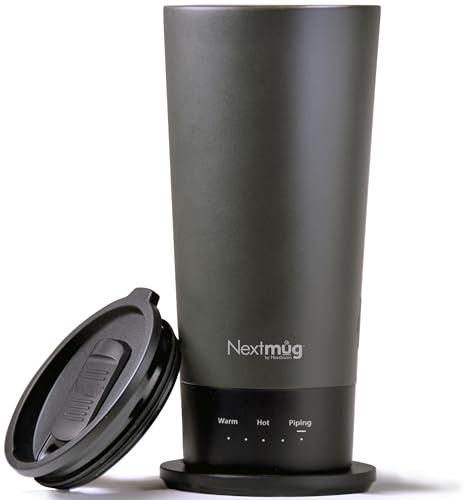 Nextmug Go Heat Control Travel Mug (Graphite, 16 Ounce)