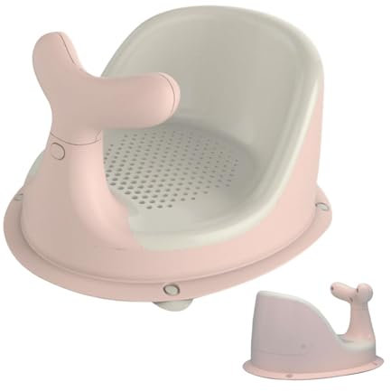 Badewannensitz – Baby-Badewannensitz | Abnehmbarer Duschstuhl | Baby-Badesitz, rutschfester -Badesitz für Sit-Up-Badesitz für Babys im Alter von 0–24 Monaten