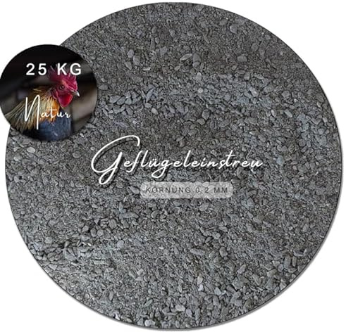 Geflügeleinstreu Hühner einstreu 25kg Badesand Sandbad aus Diabas 0-2 mm sandig