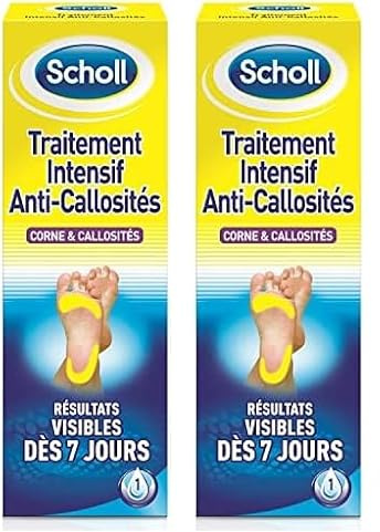 Scholl Crème Pieds Traitement Intensif Anti-Callosités et Corne 75ml (Lot de 2)