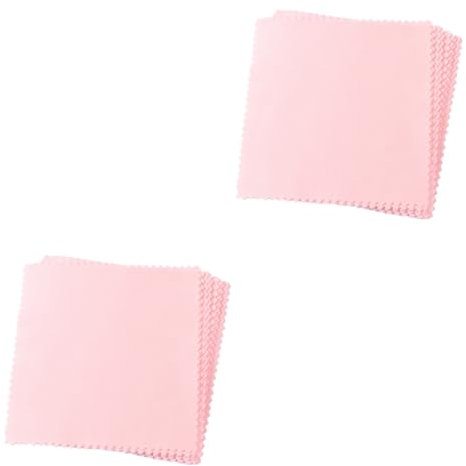 BESPORTBLE 3 Series Paño Para Limpiar Joyas Plumeros Para Limpiar Anteojos Paños Limpiadores Limpieza De Lentes De Anteojos Cuidado De Rayones Paño Para Limpiar Anteojos Paño 50 piezas*3