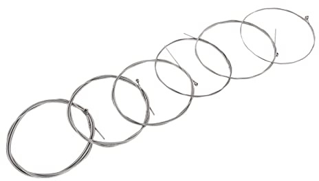 Dilwe Feel Round Bass Gitarre Saiten Helle Ton Ausgezeichnete Auswahl für Bassist 4 X Saiten (6 Strings-BW930)