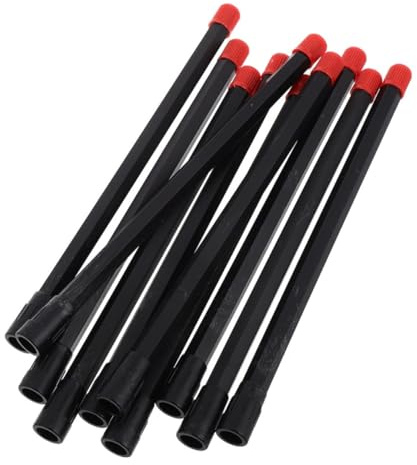 BUGUUYO Válvula Piezas Negro de Plástico de Extensor de Neumático Reparación para Prolongador y 10 Resistentes y Versátiles para Inflado de Ruedas, Coche Bicicleta