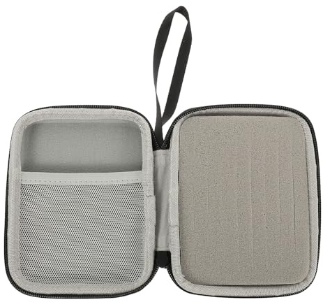 DECORNIJIA Gitarrenplektrum Halter Tasche Nylon Schwarz mit Reißverschluss Kompakte Pickhalter Tragetasche für Plektren Zubehör Netzfach für Gitarren und Ukulele Spieler