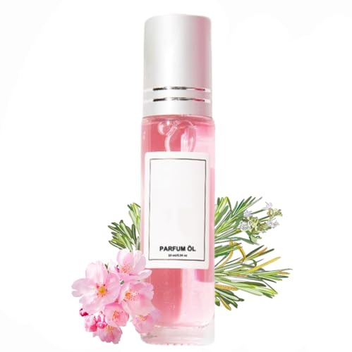 Ecdf Pheromone Parfum Femme,Eclat De Femme Elixir De Pheromone,Parfum Au Pheromone Pour Femme,Mini Parfume Pheromones Pour Femmes Attire Homme,Huile Parfumée Corps,Roll-On Parfume (Cherry Blossom)