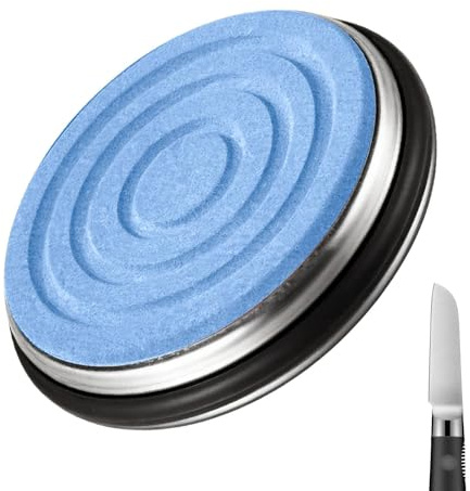 Sghtil Rondelle d'affûtage – Outil rond multifonction portable pour la maison | Pierre à aiguiser ronde, pour scierie, sécateur, travail du bois, forestier, jardinage, travaux d'entretien, réparation