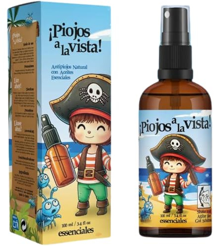 Repelente Piojos con Árbol de Te 100% Natural - Sin Piretrinas ni Permetrinas - Tratamiento antipiojos eficaz para niños con olor agradable y efecto desenredante pelo niñas