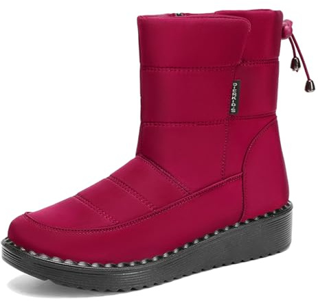 Stivali Gambale Largo 50 Cm Scarpe Barefoot Donna Invernali per La Neve Camoscio Stivaletto Uomo Invernale Trekking Impermeabili con Pelliccia
