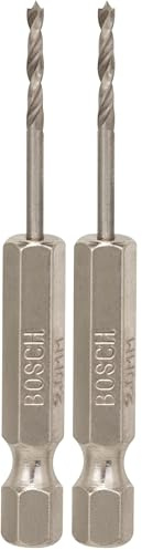 Bosch 1x PRO Wood HSS Brad Point Drill Bit (for Softwood, Hardwood, Ø 2,00 mm, Professional Accessory Drill Drivers) (Pack of 2)