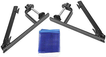 Aumotop Bärbart Tillbehör för Bordtennisnät med Metallklämmor för inomhus- och Utomhusspel Gjord Av Slitstark Nylon 70,5 X 5,9