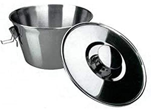 IBILI 651616 Moule à Pudding avec Couvercle et Serrure 16 cm, Acier Inoxydable, 1 Unité