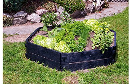 KHW Komposter Schnellkomposter Aufbausatz, 250 L, schwarz