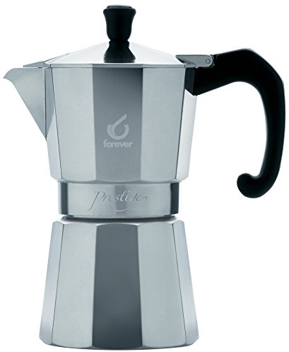 Forever Moka Prestige KG120101 Espressokanne, 1 Tasse, Mehrfarbig