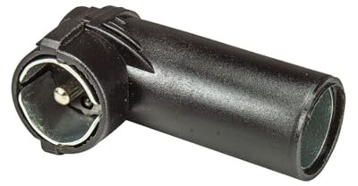 tomzz Audio 1500-003 Antennenadapter DIN 150 OHM auf ISO 50 OHM alt auf neu Winkelstecker Kunststoffmantel