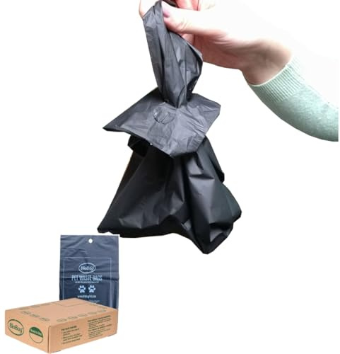 BioBag Premium Pet Waste Bags, Standard Size, 200 Count, Great For All Dog Breeds, Fits in Standard Park Dispensers
