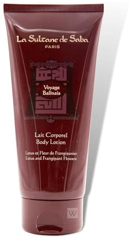 La Sultane de saba - Lait corporel Lotus et fleur de frangipanier - 200ml - Voyage Balinais