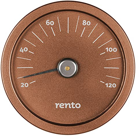 Saunathermometer Aluminium RENTO kupfer