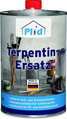 PLID® Terpentinersatz 1L [REINIGUNGS - UND VERDÜNNUNGSMITTEL] - hochwertiges Reinigungsmittel für Farb - und Schmutzfleck Entfernung - Verdünner für Öl - und Kunstharzlacke - Pinselreiniger