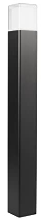 Smartwares Gartenpollerleuchte Black Outdoor – 800 lm – 80 cm Höhe – Warmweißes Licht – Beleuchtung für Wege, Einfahrt, Terrasse oder Garten – OOL-50018
