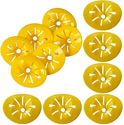SEABABOO 12PCS Wespenfalle Insektenfalle aus Kunststoff Wespenfänger zum Bauen Hornissenfalle Blütenförmiger Honigfalle Hornissen Hornissen Flasche Catcher Kunststoff Blumenfalle