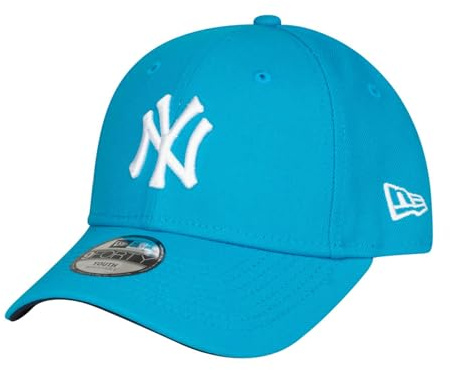 New Era York Yankees MLB League Essential Olive 9Forty Adjustable Barnmössa, New York Yankees turkos, 54-56