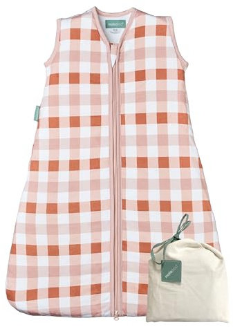molis&co - Baby sovsäck TOG 1–95 cm (18–36 månader) - vår och höst ärmlös babysovsäck - babysovsäck för pojkar och flickor (unisex) - 100 % bomull (Oeko-Tex) - Canyon Check