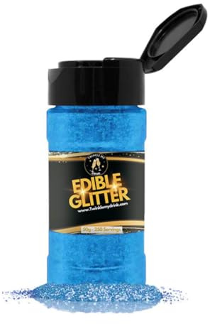 Twinkle my Drink Glitzerpulver für Getränke (Blau - für über 250 Getränke)