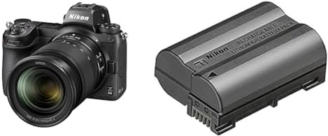 Nikon Z6II +24/70 f/4 S Fotocamera Mirrorless Full Frame, CMOS FX da 24.5 MP, 273 Punti AF & EN-EL15c batteria ricaricabile compatta agli ioni di litio, elevata capacità