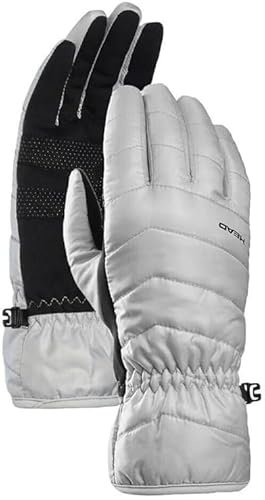 HEAD Women's Waterproof Hybrid Gloves, Small, White