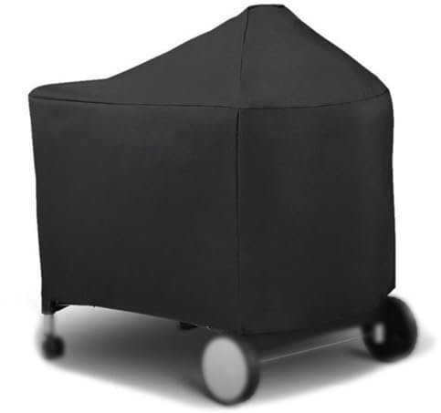 Aupoko Grill Cover Compatible with Weber 22 Inch - 600D BBQ Cover Waterproof Grill Smoker Protective Cover Replacement for Weber Performer Premium/Deluxe 22 Charcoal Grill