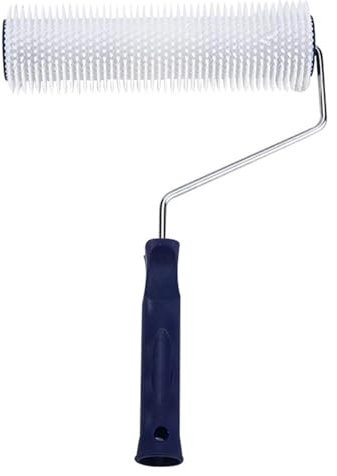 EPASHA Roller Paint Brush, House Wall Paint Rollers, 7 Plastic Handle Spiked Roller Tool Sets Multifunctional Paint Roller Brush Household Use Wall Brushes Brushes