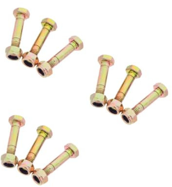BESPORTBLE 9pcs Heavy-Duty Snow Blower Shear Pins for Blower Shear Bolt and Nut Replacement Parts