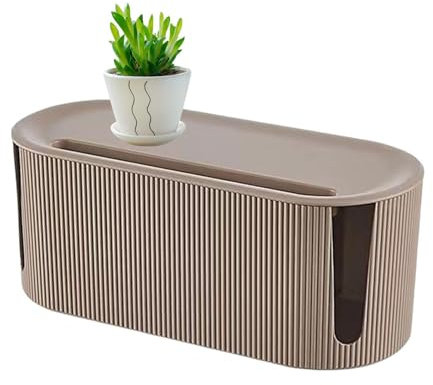 Cable Management Box, Cable Tidy Box, Desktop Wire Cable Organizer Box, Charger Cable Holder Large Capacity Socket Organizer, Cable Management Case Cable Container Wire Storage Box For Home