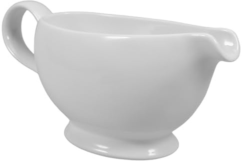 OUNONA Seau À Sauce Saucière À Dinde Mini Saucière Sauce À Sauce Tasse À Sauce Avec Anse Saucière Avec Soucoupe Saucière Avec Louche Et Soucoupe Tasses À Crème Pichet À Lait Céramique