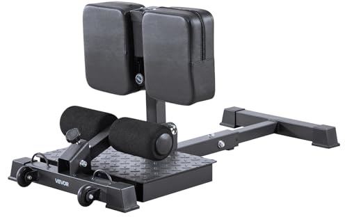 VEVOR Sissy Squat Maschine, multifunktionales Deep Sissy Squat Bench für Beinmuskeltraining, Faltbarer Kniebeugentrainer für Rumpf Taille Gesäß, Beintrainingsgerät für Heim-Fitnessstudio